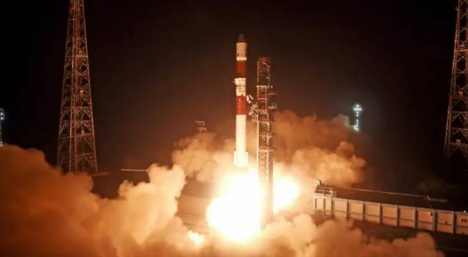 India rocket launches space-docking mission
