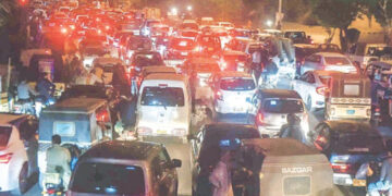 Karachi traffic struggles amid protest blockades at key locations