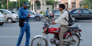 Lahore biker fined Rs 154,000 for repeated violations