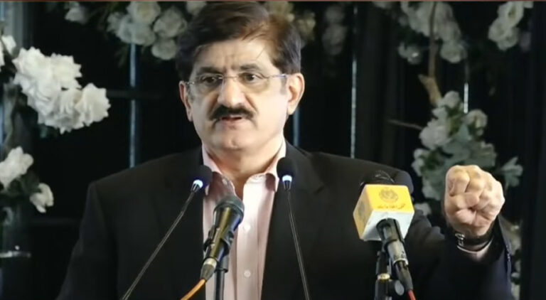 Murad Ali Shah in address to business community