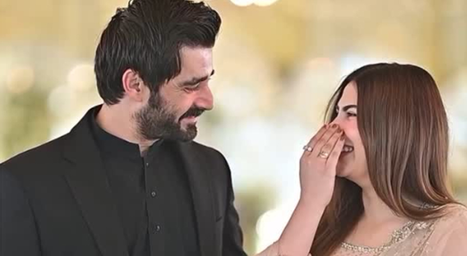 Hamza Ali Abbasi and Naimal Khawar radiate love and elegance at wedding