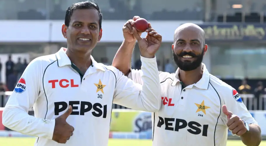 Noman, Sajid bamboozle West Indies team for 137 runs in first innings