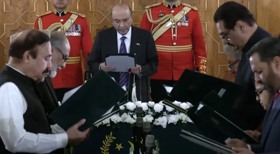 New ministers, advisers take oath as PM Shehbaz expands federal cabinet
