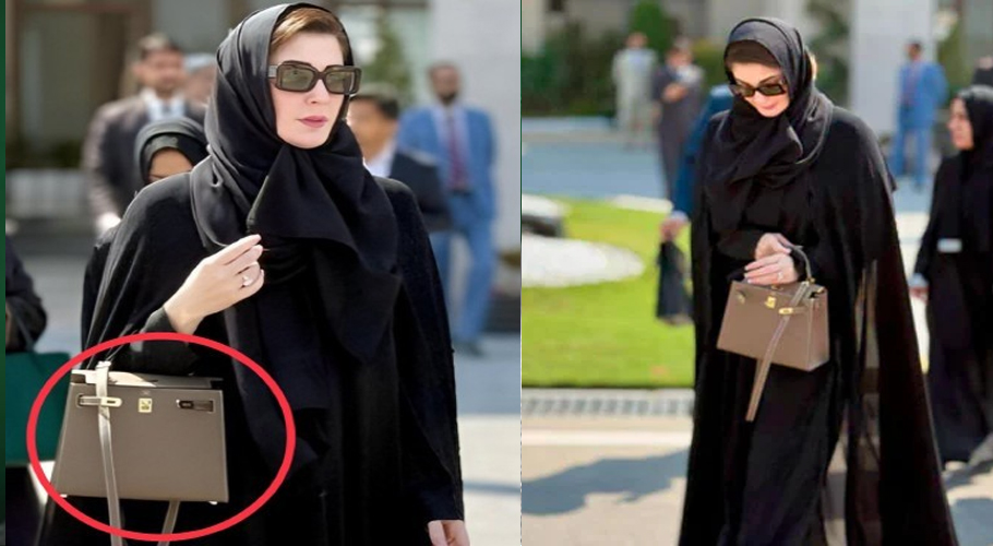 Internet reacts to Maryam Nawaz’s alleged $20,000 Hermes bag during Umrah trip