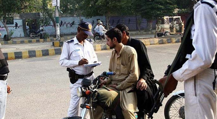 Pillion riding banned in Karachi
