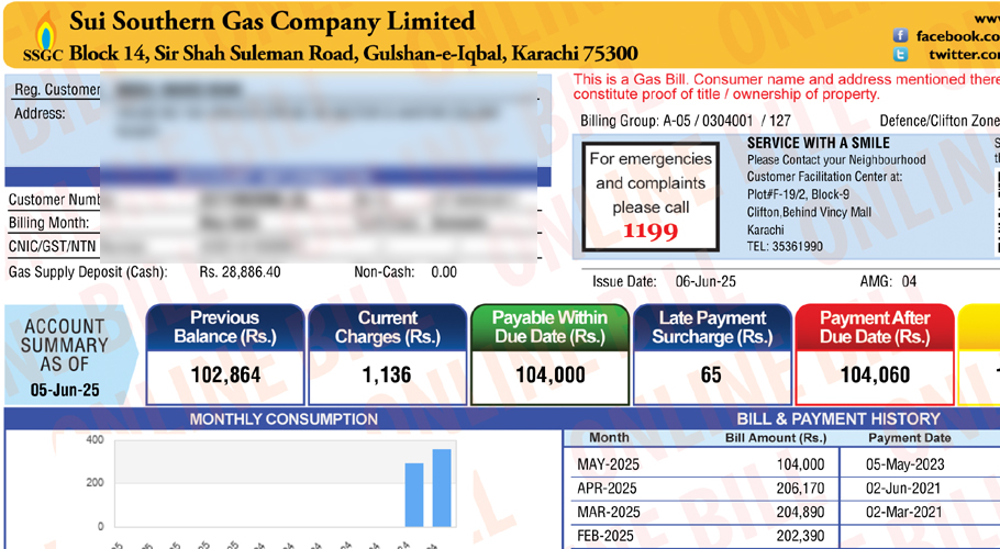 "Gas Company Joins Extortion Game: Karachi Citizens Face Double Burden"