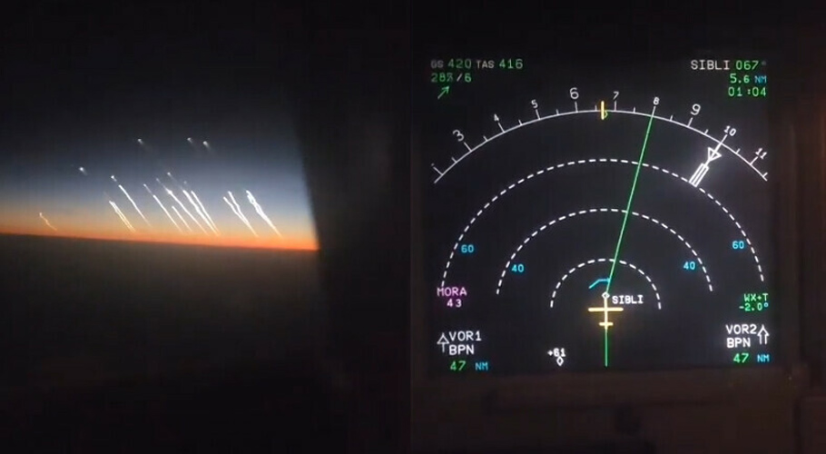 Iranian missiles filmed: PIA clarifies viral video by pilot