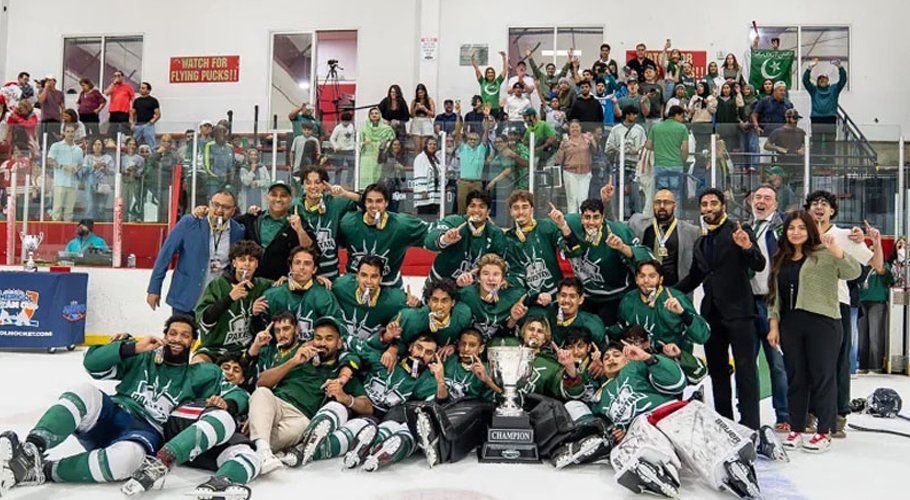 Pakistan Makes History in Ice Hockey, Becomes Champion for the First Time