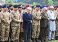 میجر حسنین اور کیپٹن عبدالصمد کی نماز جنازہ! وزیر اعظم اور فیلڈ مارشل بھی شریک ہوئے
