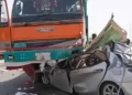 نواب شاہ میں قیامت خیز حادثہ! آئل ٹینکر نے کار میں سوار پورے خاندان کو کچل دیا