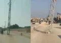 حیدر آباد کے بعد سکھر میں بھی کھمبوں والی سڑک کا ظہور! وزیر اعلیٰ سندھ ہیں کہاں ؟