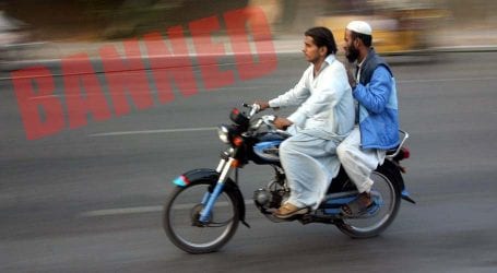 Pillion riding to be banned for Muharram