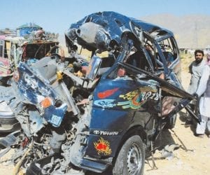 Bus accident on Babusar pass kills 26 and injures dozen others