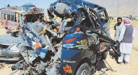 Six people killed, 11 injured in Mastung road mishap