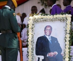 Zimbabwe’s Robert Mugabe buried in home village