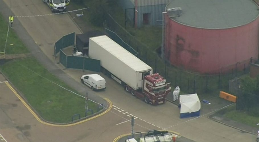 London Police Say 39 Dead Found In Truck Were Chinese Nationals