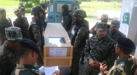 Pakistan hands over body of BSF soldier to India