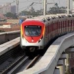 orange line metro train