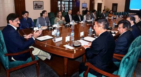 CM Sindh discusses water projects  with Chinese firm