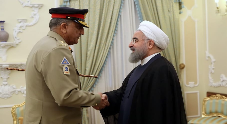 General Bajwa, President Rouhani agree to boost security ties