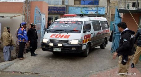 Three people killed, 10 injured as passenger coach flips in Ghotki