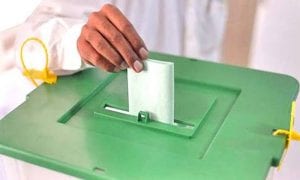 Re-polling is being held in 13 districts of KP. Source: FILE. Source: FILE/Online.