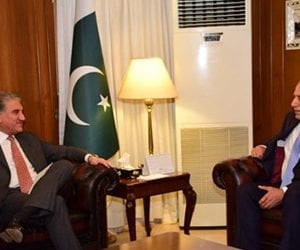 Afghan peace talk: US Ambassador Khalilzad meets FM Qureshi