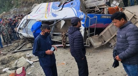 14 killed, 18 injured in Nepal bus accident