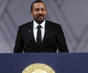 Ethiopian prime minister receives Nobel Peace Prize in Oslo