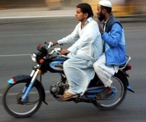 Pillion riding banned in Karachi, Islamabad on New Year’s Eve