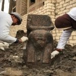 Cairo: A "rare" bust of a statue of the pharaoh Ramses II has been discovered near Giza, south of Cairo, the Egyptian Antiquities Ministry announced on Wednesday.