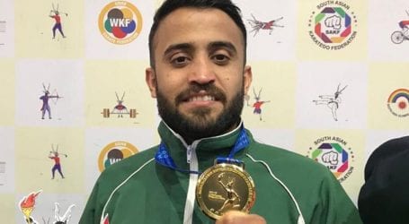 Pakistan’s Saadi Abbas wins gold medal in South Asian Games