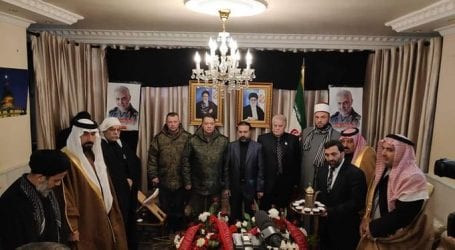 Russian military pays respect to Iranian Soleimani in Moscow