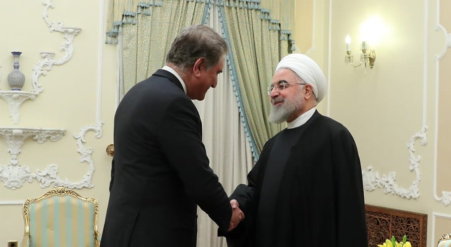 FM Qureshi meets President Hassan Rouhani, discuss regional issues