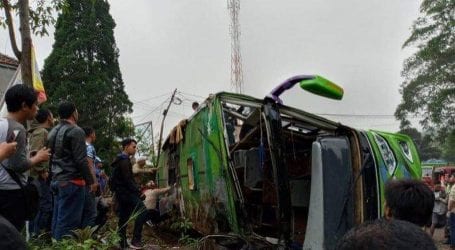 At least 8 killed, 30 other injured in Indonesia’s bus crash