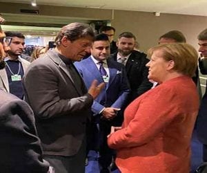 PM Imran meets German Chancellor on sidelines of WEF