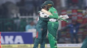 'First T-20', Pakistan beats Bangladesh by 5 wickets
