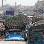 Goods traffic suspended as transporters strike entrees seventh day