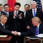 Stock gets big boost as US, China sign trade deal