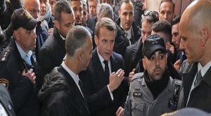 French president loses temper with Israeli security guards
