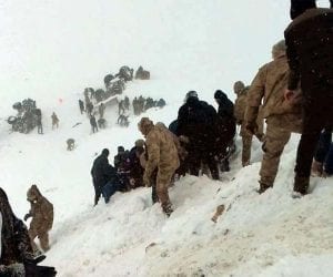 Over 33 people killed by avalanche in eastern Turkey