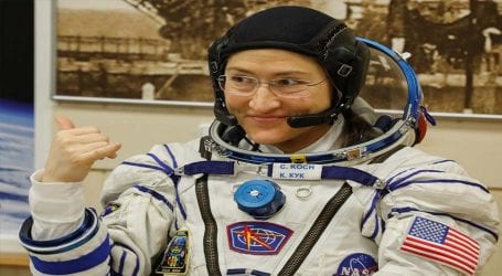 Christina Koch to return to earth after one year of space mission