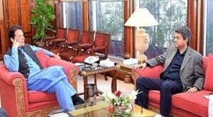 Federal Law Minister Farogh Naseem calls on PM Imran