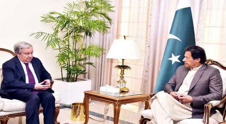 UN Secretary-General calls on PM Imran, discuss various issues