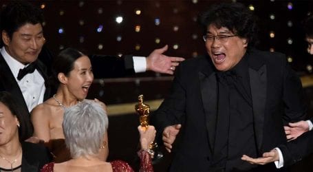 Parasite makes history by winning Oscar for best movie category