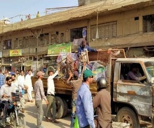 KMC starts anti-encroachment operation in district west