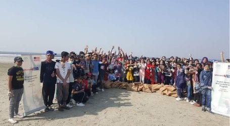 Beach cleaning activity held at Seaview