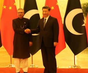 President Alvi discusses bilateral relations with Chinese counterpart