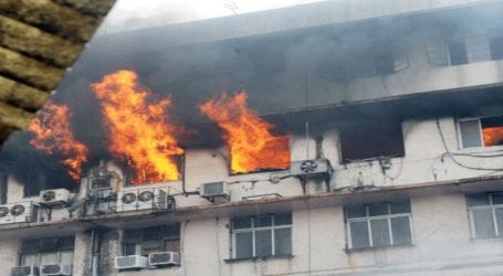 Massive fire erupts at garment factory in Karachi’s Korangi area