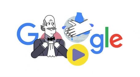 Google Doodle honours handwashing pioneer
